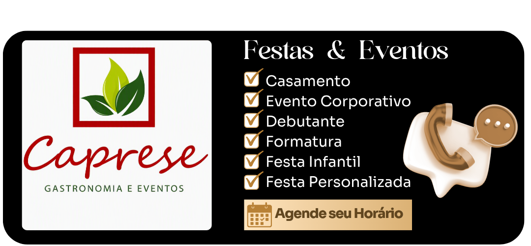 Caprese Festas e Eventos - casamento, evento corporativo, debutante, formatura, festa infantil e personalizada